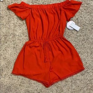 Off the Shoulder Romper